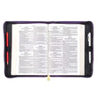 Load image into Gallery viewer, Amazing Grace Purple Faux Leather Bible Cover
