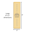 Load image into Gallery viewer, Inspirational Encouraging 8'X2' Bookmark | The Reward is Greater Than the Sacrifice
