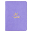 Load image into Gallery viewer, Be Brave Purple Faux Leather Journal
