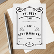 Load image into Gallery viewer, The Best Dad Father's Day Card 5’X7’ | Gift for Dad
