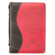 Load image into Gallery viewer, 1 Corinthians 13:4-8 Love Pink Bible Cover
