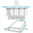 Load image into Gallery viewer, Personalized Bible Cover For Men Two-tone Toffee &amp; Chocolate Brown Do Not Be Afraid Joshua 1:9 Faux Leather

