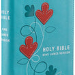Load image into Gallery viewer, Personalized KJV Turquoise Faux Leather COMPACT Bible
