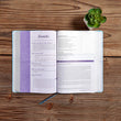 Load image into Gallery viewer, Personalized NKJV Daily Devotional Bible for Women Purple/Blue LeatherTouch
