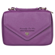 Load image into Gallery viewer, Fashion Faux Leather Purple Personalized Bible Cover For Women

