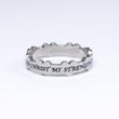 Load image into Gallery viewer, All Things Through Christ Philippians 4:13 Heart Woman's Ring
