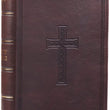 Load image into Gallery viewer, Personalized KJV SMALL COMPACT Dark Brown Faux Leather Bible King James Version
