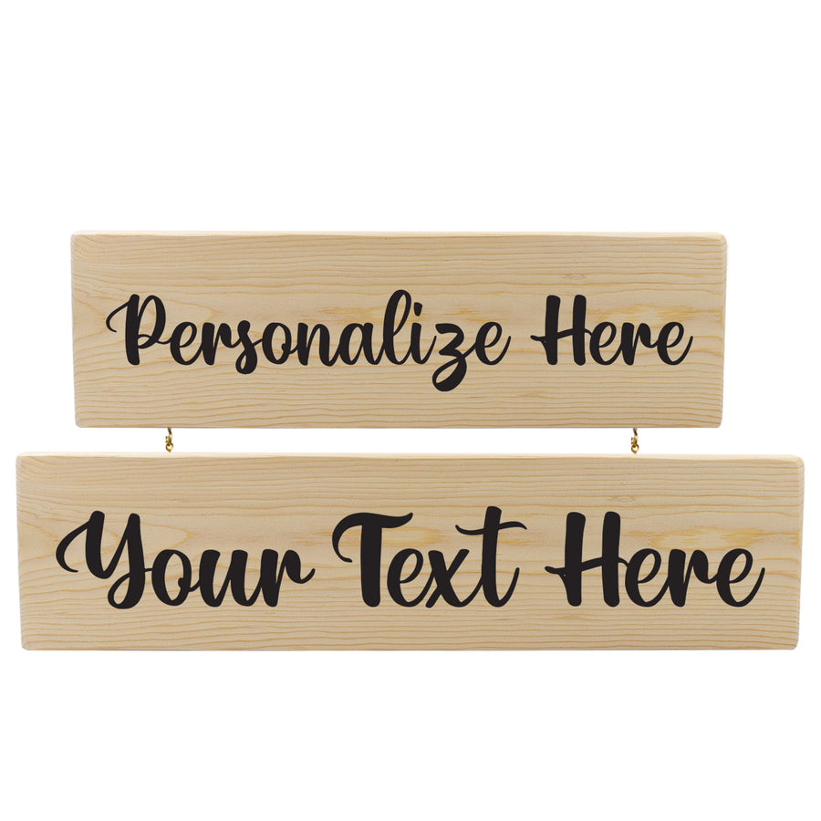 Personalized 2 Tier Wood Decor