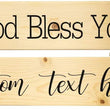 Load image into Gallery viewer, Personalized God Bless You Wood Decor
