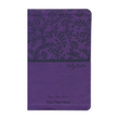 Load image into Gallery viewer, Personalized Custom Text Your Name NKJV Deluxe Gift Holy Bible Leathersoft Purple New King James Version
