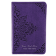 Load image into Gallery viewer, Personalized Custom Text Your Name ESV Value COMPACT Bible TruTone Lavender Filigree Design

