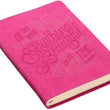 Load image into Gallery viewer, Personalized Custom Text Your Name Everything Beautiful Pink Faux Leather Classic Journal Ecclesiastes 3:11
