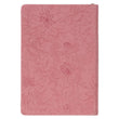 Load image into Gallery viewer, Bless You Numbers 6:24-25 Pink Faux Leather Zippered Journal
