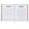 Load image into Gallery viewer, Daily Hope for a Women's Heart Taupe Faux Leather Devotional - Sarah Beth Marr
