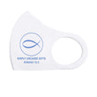 Load image into Gallery viewer, Simply Uncaged Romans 12:2 Breathable Stretch Fit Mask
