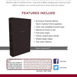 Load image into Gallery viewer, Personalized NKJV Thinline Bible Red Letter Edition Leathersoft Black Comfort Print
