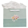 Load image into Gallery viewer, May His Face Shine Upon You Numbers 6:24 Teal Landscape Gift Bag
