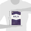 Load image into Gallery viewer, Personalized NKJV Large Print Personal Size Reference Bible Indexed Purple New King James Version
