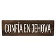 Load image into Gallery viewer, Confía En Jehova Spanish Wood Decor
