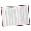 Load image into Gallery viewer, Personalized KJV Super Giant Print Holy Bible Full Grain Premium Leather Thumb Index Burgundy
