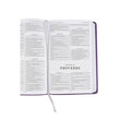 Load image into Gallery viewer, Personalized Custom Text Your Name KJV Deluxe Gift Holy Bible Leathersoft Purple King James Version
