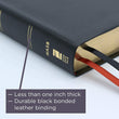 Load image into Gallery viewer, Personalized NASB Thinline Bible Giant Print Bonded Leather Black 1995 Text Comfort Print
