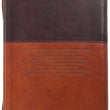 Load image into Gallery viewer, Personalized Trust Zippered Classic LuxLeather Journal - Jeremiah 17:7
