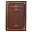 Load image into Gallery viewer, The Lord's Prayer Matthew 6: 9-13 Brown LuxLeather Prayer Journal
