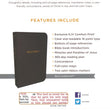 Load image into Gallery viewer, Personalized Custom Text Your Name KJV Super Giant Print Deluxe Reference Leathersoft Black King James Version
