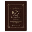Load image into Gallery viewer, Personalized Custom Text The KJV Daily Devotional Inspiration &amp; Encouragement Dark Brown
