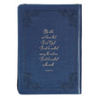Load image into Gallery viewer, Be Still and Know Psalm 46:10 Navy Blue Faux Leather Journal
