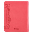 Load image into Gallery viewer, Pink Faux Leather One Minute Devotions for Women Devotional - Carolyn Larsen
