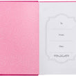 Load image into Gallery viewer, Personalized Custom Text Your Name Everything Beautiful Pink Faux Leather Classic Journal Ecclesiastes 3:11
