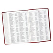 Load image into Gallery viewer, Personalized KJV Super Giant Print Holy Bible Full Grain Premium Leather Thumb Index Burgundy
