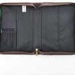 Load image into Gallery viewer, Distressed Faux Leather Brown with Cross Personalized Bible Cover for Men
