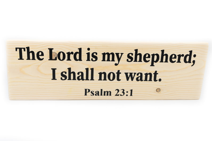 Psalm 23:1 The Lord Is My Shepherd Wood Decor