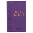 Load image into Gallery viewer, Personalized Custom Text Your Name KJV Budget Gift and Award Purple Bible King James Version
