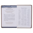 Load image into Gallery viewer, Standing Firm Tan Faux Leather Daily Devotional
