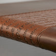 Load image into Gallery viewer, Personalized Custom Text Strong and Courageous Zippered Journal LuxLeather Joshua 1:5-7 Brown
