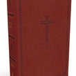 Load image into Gallery viewer, Personalized NKJV Thinline Red Letter Comfort Print Leathersoft Bible Red
