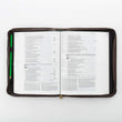 Load image into Gallery viewer, Distressed Faux Leather Brown with Cross Personalized Bible Cover for Men
