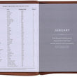 Load image into Gallery viewer, Personalized 2022 Refuge and Strength Brown Faux Leather Zippered Executive Planner
