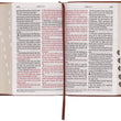 Load image into Gallery viewer, Personalized Custom Text Your Name KJV Holy Bible Giant Print Brown Faux Leather w/Ribbon Marker

