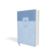 Load image into Gallery viewer, Personalized NIV Baby Gift Bible Leathersoft Blue Comfort Print Keepsake Edition New International Version
