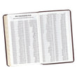 Load image into Gallery viewer, Personalized Bible Custom Text Your Name KJV Giant Print Dark Brown Pattern Bible King James Version
