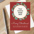 Load image into Gallery viewer, Personalized Christian Christmas Card Custom Your Photo Image Upload Your Text Greeting Card
