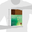 Load image into Gallery viewer, Personalized NLT Premium Value Large Print Slimline Bible Leathersoft Look Brown Tan TuTone New Living Translation
