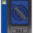 Load image into Gallery viewer, Personalized Bible with Custom Text NIV Kids' Bible Armor of God Bible Italian Duo-Tone Blue/Silver
