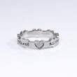 Load image into Gallery viewer, All Things Through Christ Philippians 4:13 Heart Woman's Ring
