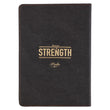 Load image into Gallery viewer, Best Dad Ever Psalm 28:7 Brown Faux Leather Journal

